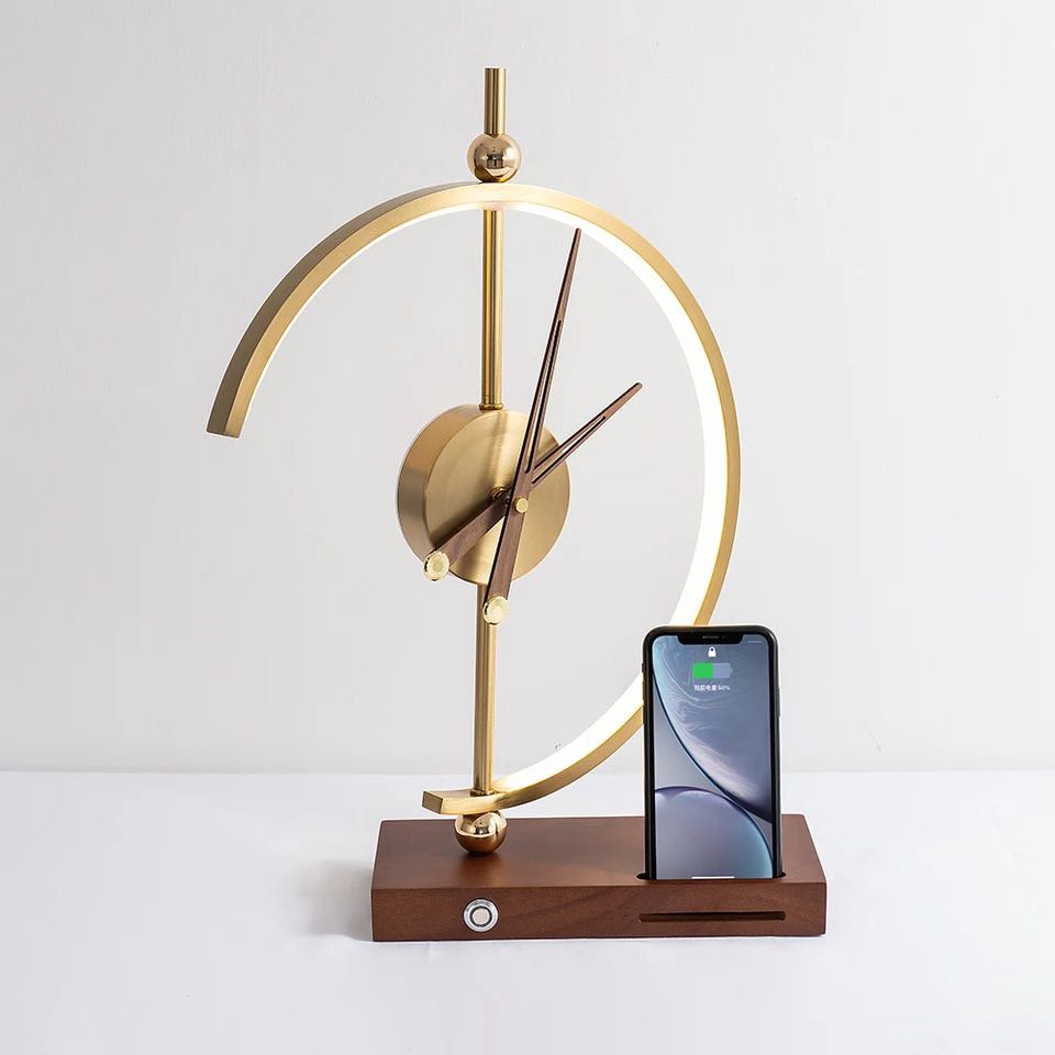 Clock Lamp and Wireless Charging